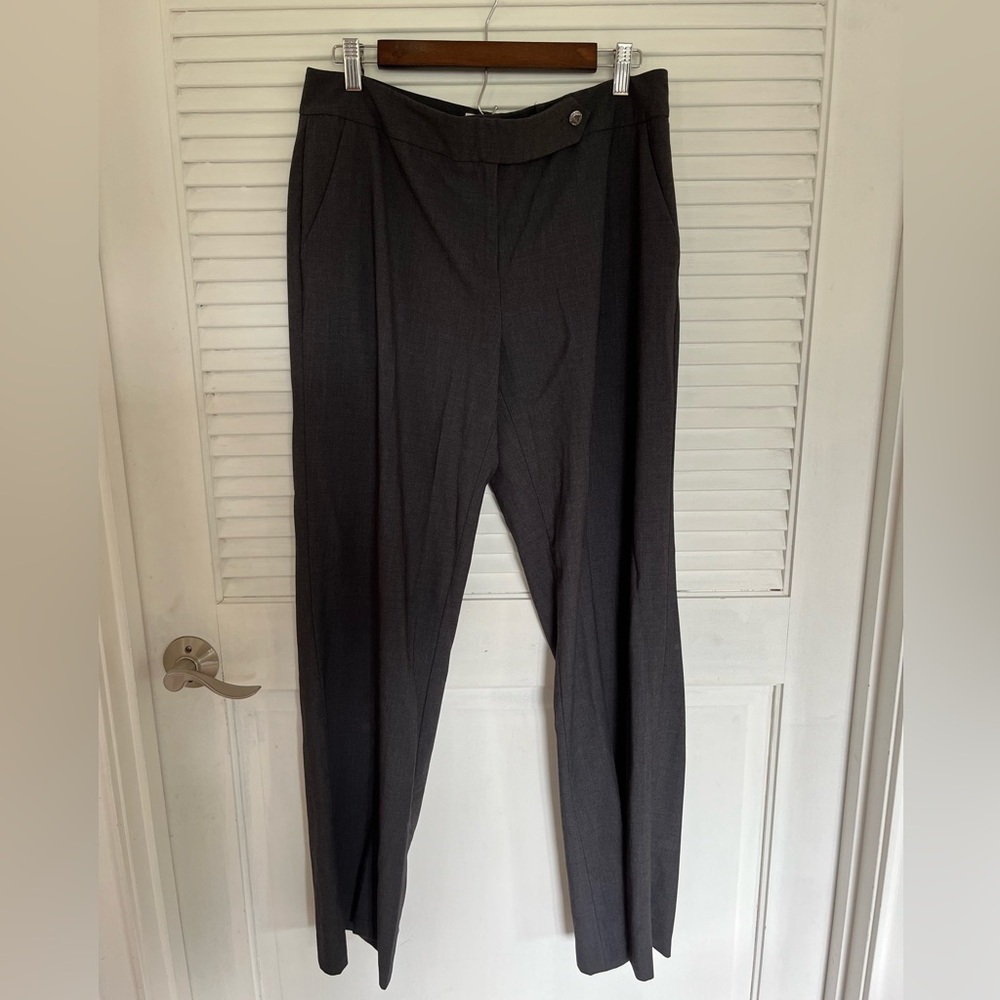 Calvin Klein classic fit gray trouser pants size 10